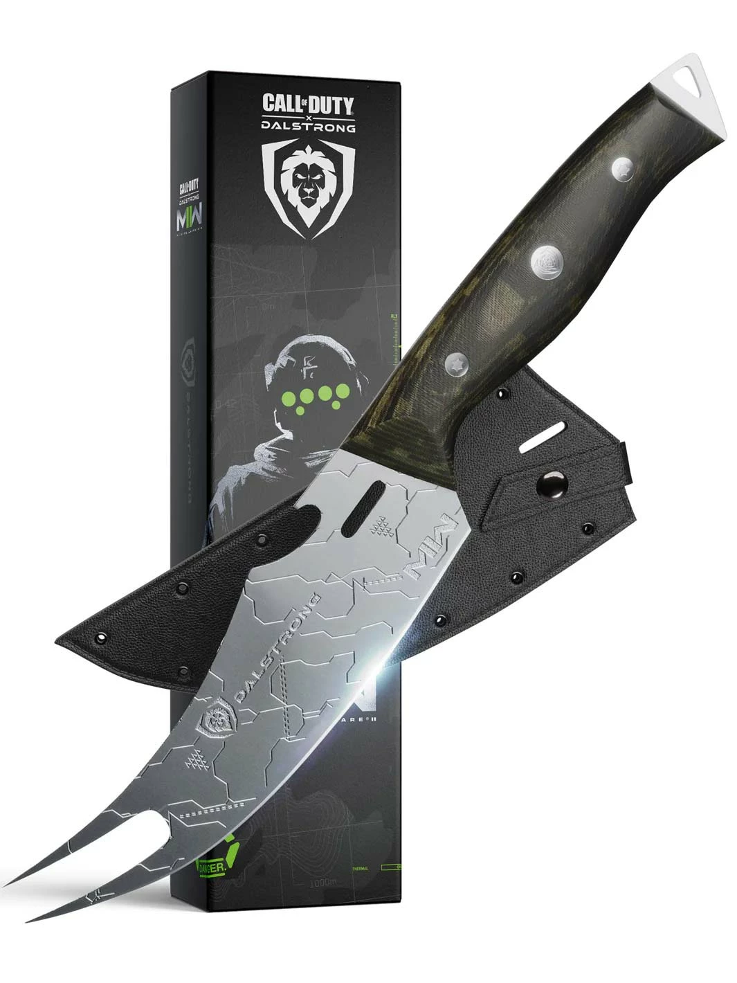 BBQ Pitmaster Knife 6.5" | Call Of Duty © Edition | Forked Tip & Bottle Opener | EXCLUSIVE COLLECTOR KNIFE | Dalstrong ©