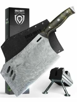 Cleaver Knife With Stand | Obliterator | Call Of Duty © Edition | EXCLUSIVE COLLECTOR SET | Dalstrong ©