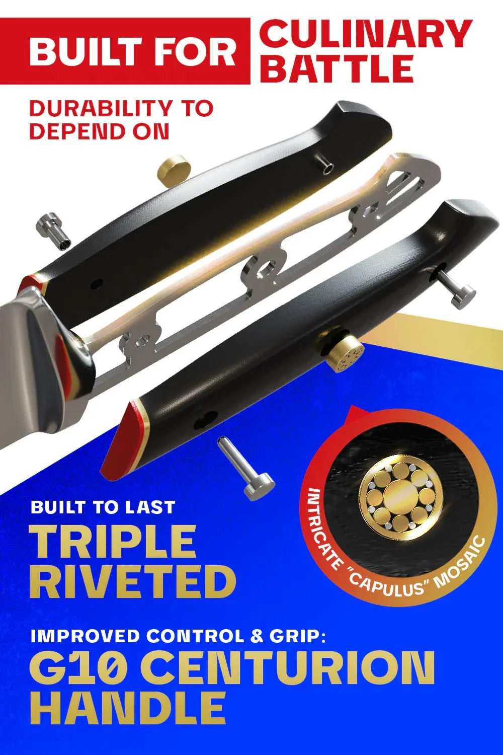 Santoku Knife 7" | Centurion Series | Dalstrong © - Image 3