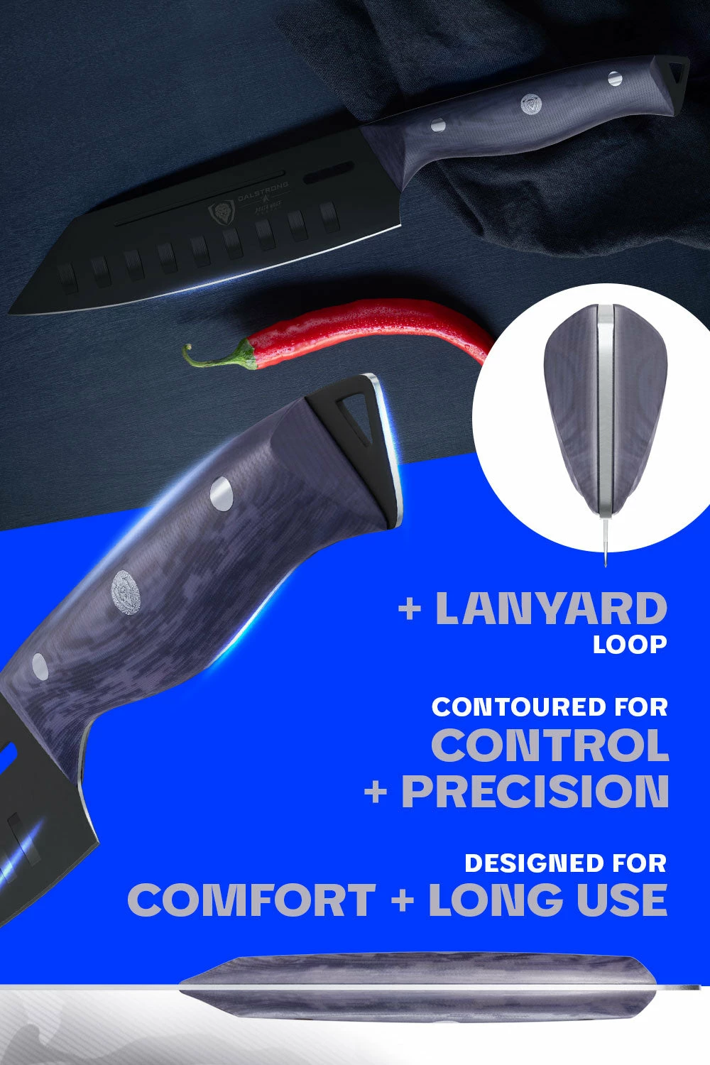 Santoku Knife 7" | Delta Wolf Series | Dalstrong © - Image 6