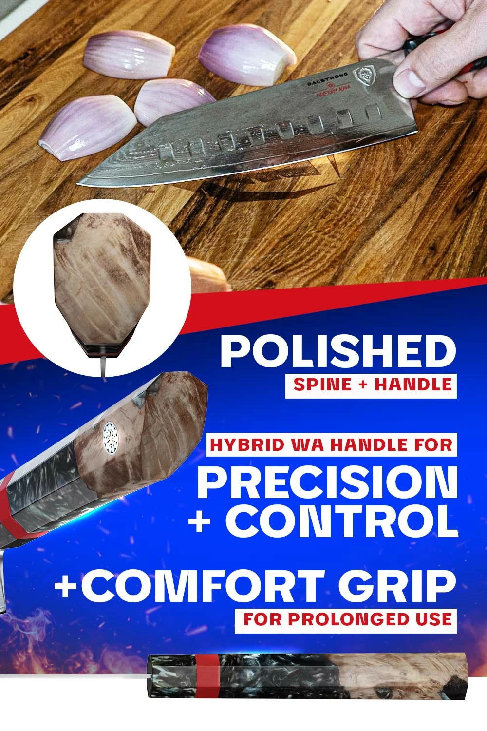 Santoku Knife 7" | Firestorm Alpha Series | Dalstrong © - Image 5