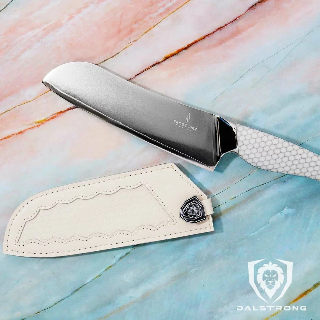 Santoku Knife 7" | Frost Fire Series | NSF Certified | Dalstrong © - Image 10