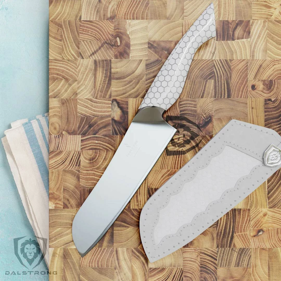 Santoku Knife 7" | Frost Fire Series | NSF Certified | Dalstrong © - Image 11