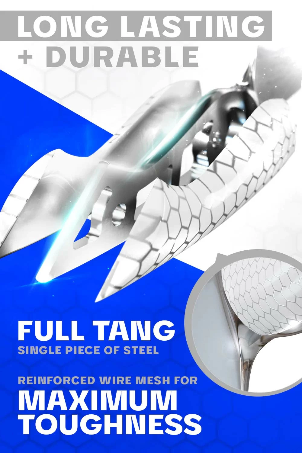 Cleaver Knife 7" | Frost Fire Series | NSF Certified | Dalstrong © - Image 3