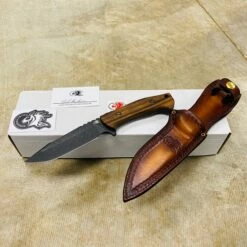 Rick Hinderer The Ranch 5.25" Harpoon Spanto Vintage Series Fixed Blade Knife