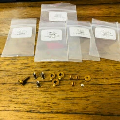 Rick Hinderer XM-18 3.5" COMPLETE TITANIUM STONEWASH BRONZE HARDWARE KIT