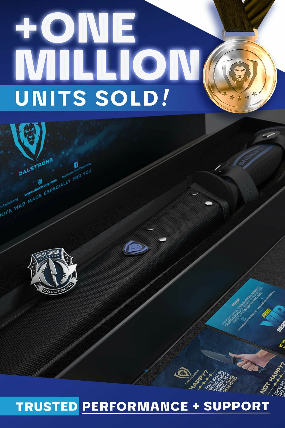 Slicing & Carving Knife 12" | Night Shark Series | NSF Certified | Dalstrong © - Image 7