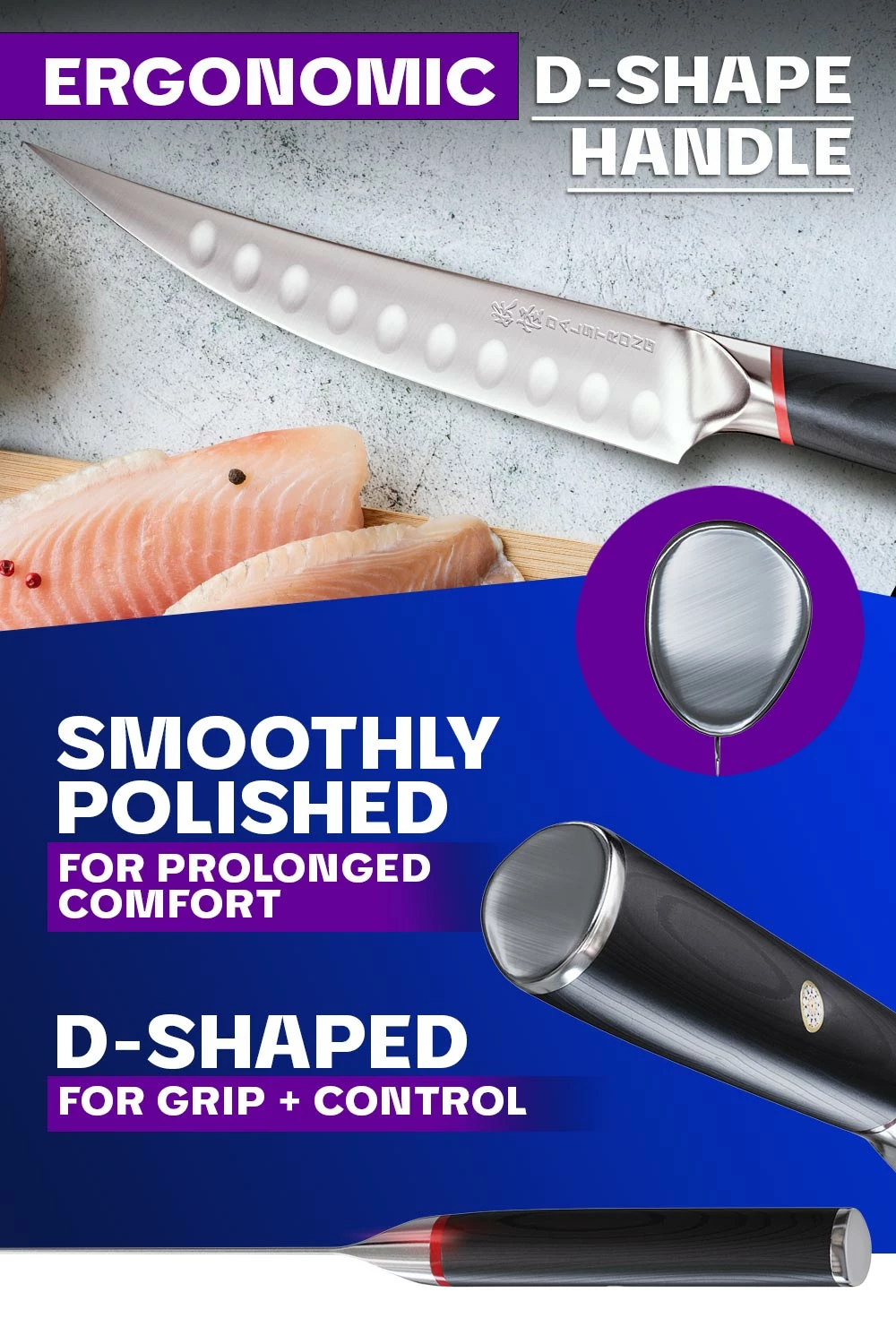 Fillet & Boning Knife 6.5" | Phantom Series | Dalstrong © - Image 6