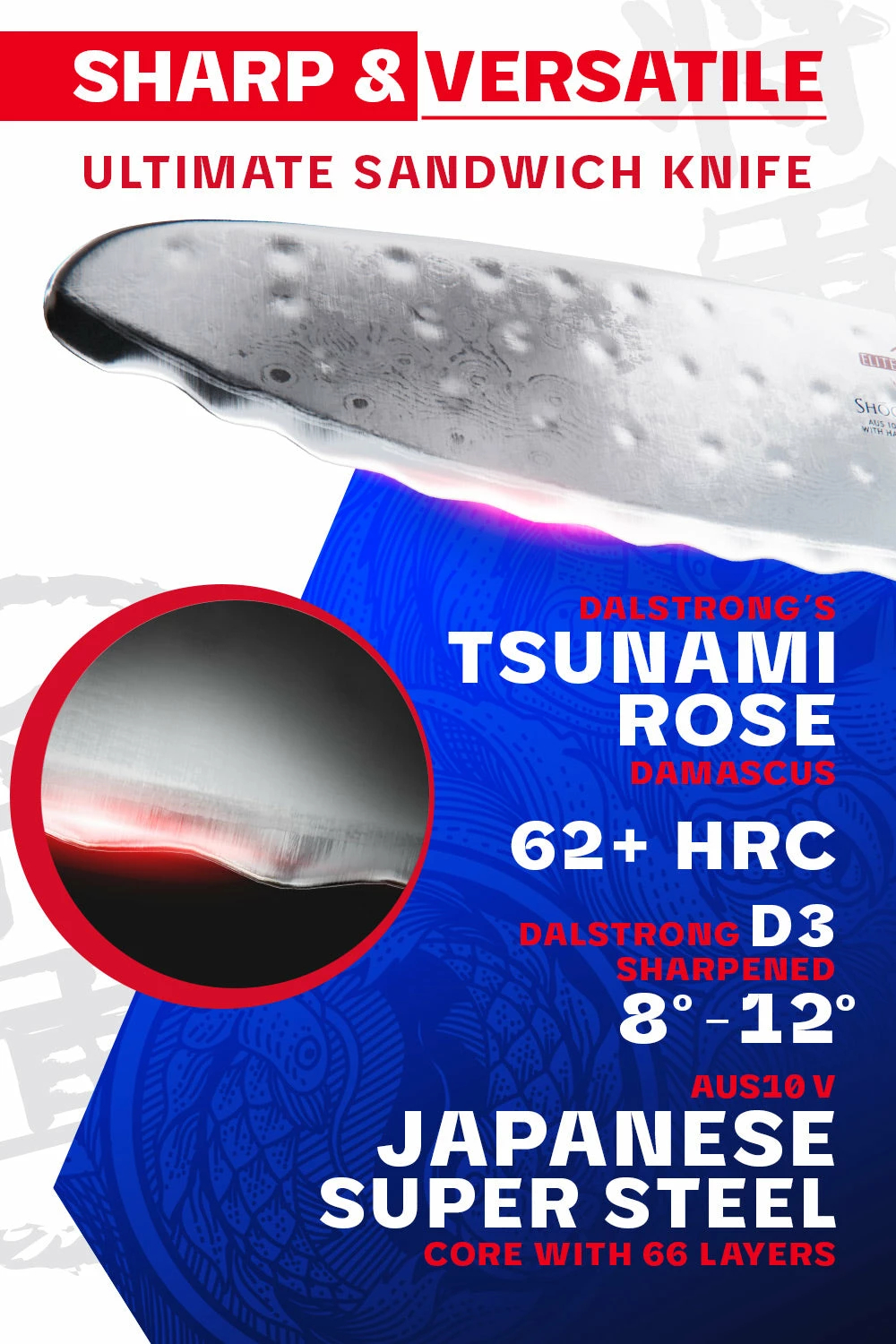 Ultimate Utility & Sandwich Knife 6" | Shogun Series X | Dalstrong © - Image 3