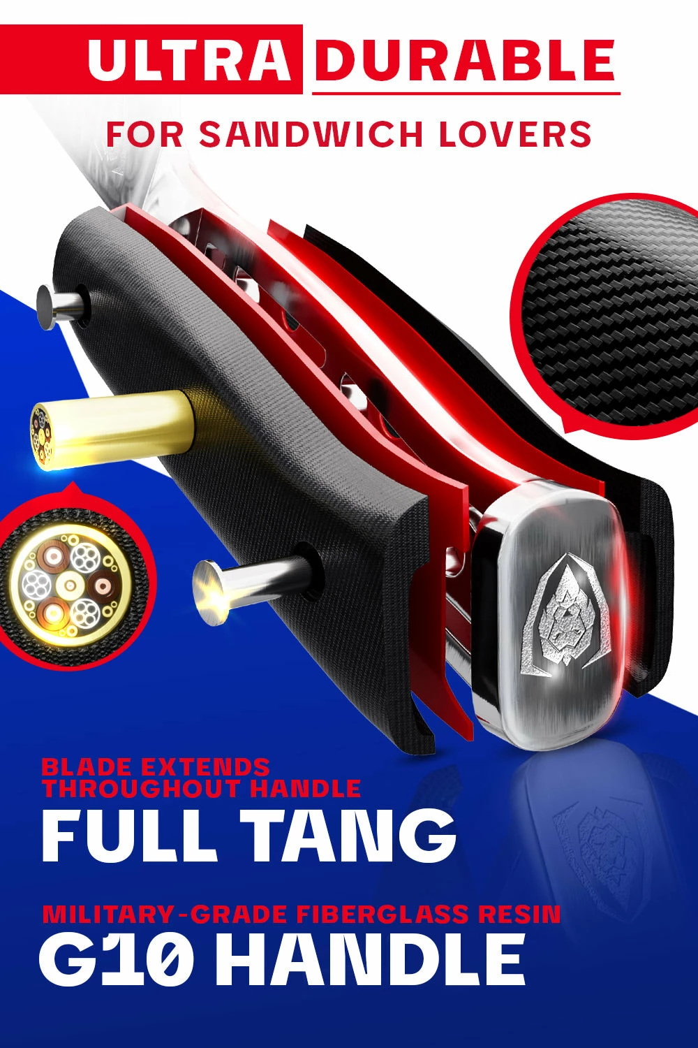 Ultimate Utility & Sandwich Knife 6" | Shogun Series X | Dalstrong © - Image 4