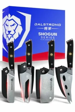 4-Piece Cheese Knife Set | Shogun Series ELITE | NSF Certified | Dalstrong ©