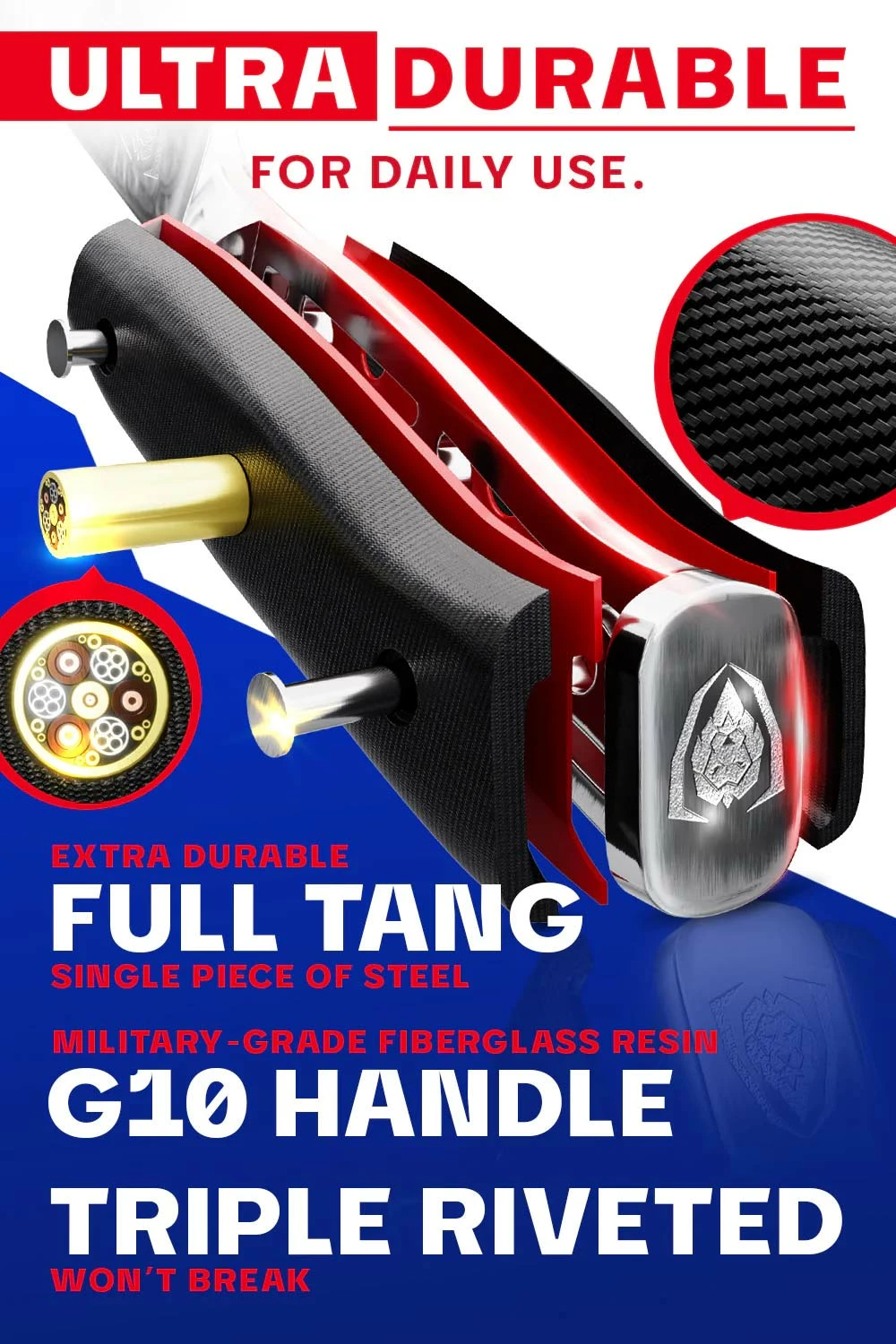 4-Piece Cheese Knife Set | Shogun Series ELITE | NSF Certified | Dalstrong © - Image 4