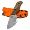 Benchmade 15017-1 Hidden Canyon Hunter 2.79" CPM-S90V Satin Drop Point Richlite/Orange G10 Handle Knife