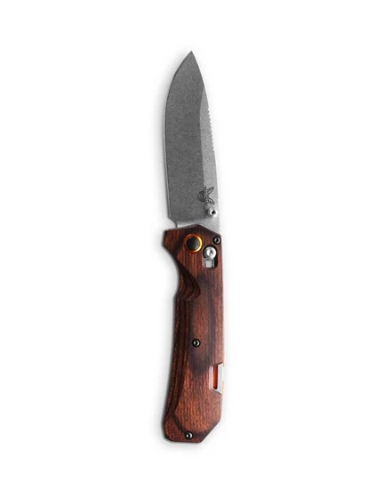 Benchmade 15062 Grizzly Creek Folding Knife 3.50" Non-Recurved CPM-S30V Blade With Gut Hook, Dymondwood Handles - Image 5