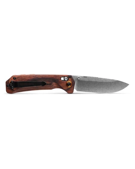 Benchmade 15062 Grizzly Creek Folding Knife 3.50" Non-Recurved CPM-S30V Blade With Gut Hook, Dymondwood Handles - Image 6