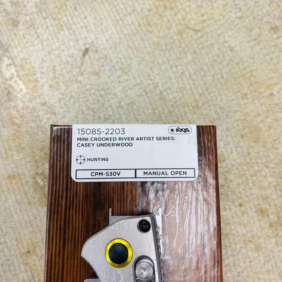 Benchmade 15085-2203 MALLARD DUCK Mini Crooked River Folding Knife 3.4" Casey Underwood Artist Series LIMITED EDITION MALLARD DUCK - Image 12