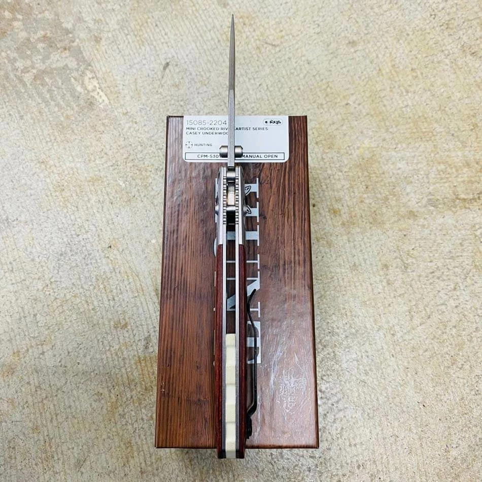 Benchmade 15085-2204 RINGNECK PHEASANT Mini Crooked River Folding Knife 3.4" Casey Underwood Artist Series LIMITED EDITION RINGNECK PHEASANT - Image 11