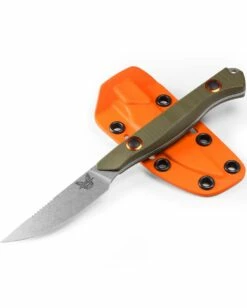 Benchmade 15700-01 Flyway 2.7" CPM-S90V Fixed Blade Small Game Knife OD Green G10 Handle