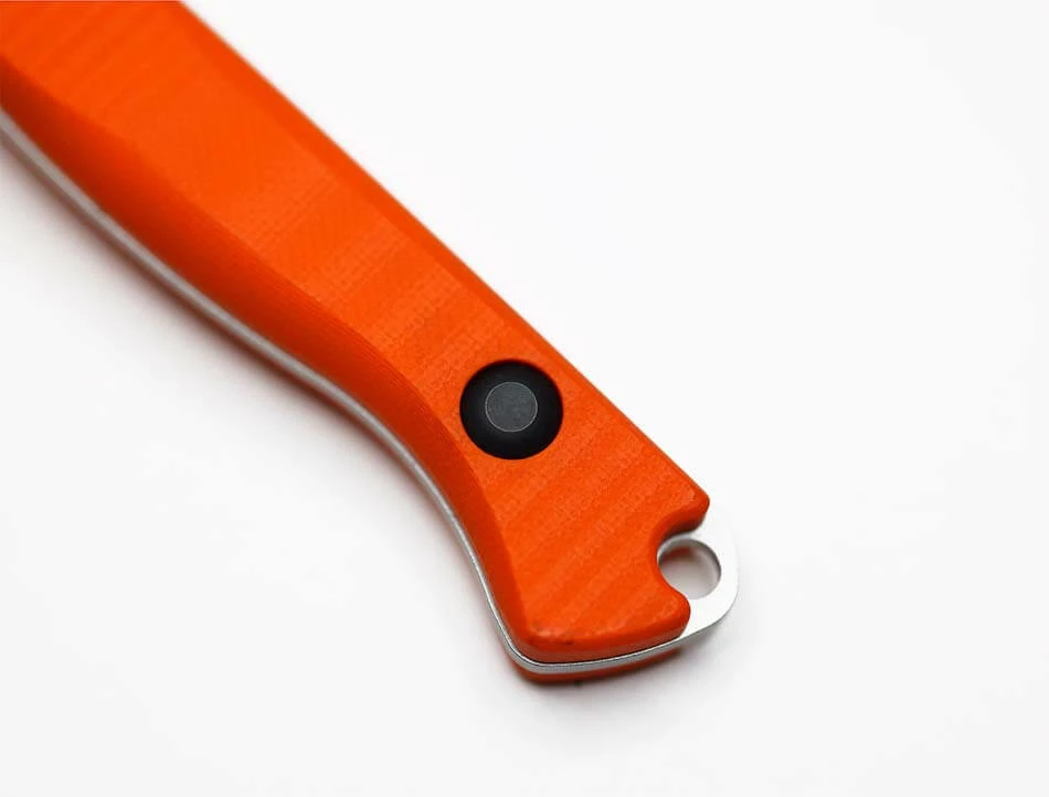 Benchmade 15700 Flyaway 2.7" CPM-154 Fixed Blade Small Game Knife Orange G10 Handle - Image 6