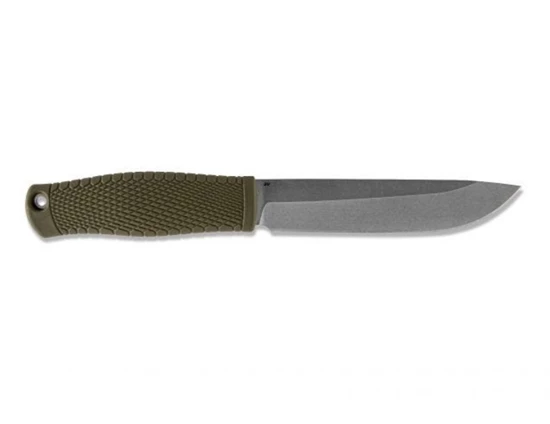 Benchmade 202 Leuku 5.19" CPM-3V Satin Plain Blade, Santoprene Handle - Image 4