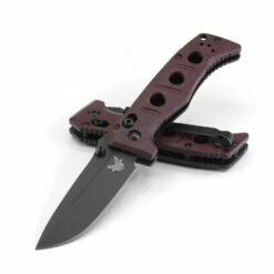 Benchmade 273BK-2201 Shane Sibert Mini Adamas Folding Knife 3.25" CruWear Micarta Handles SHOT SHOW 2022