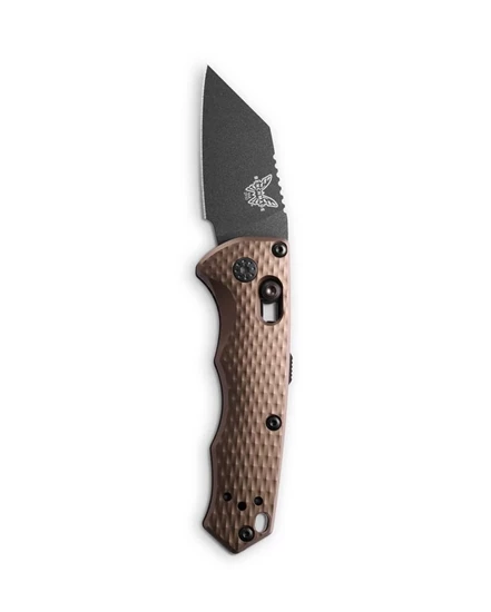 Benchmade 2950BK-1 Partial Auto Immunity 1.99" Black AXIS Lock AUTOMATIC Flat Dark Earth Folding Knife CA Legal - Image 2