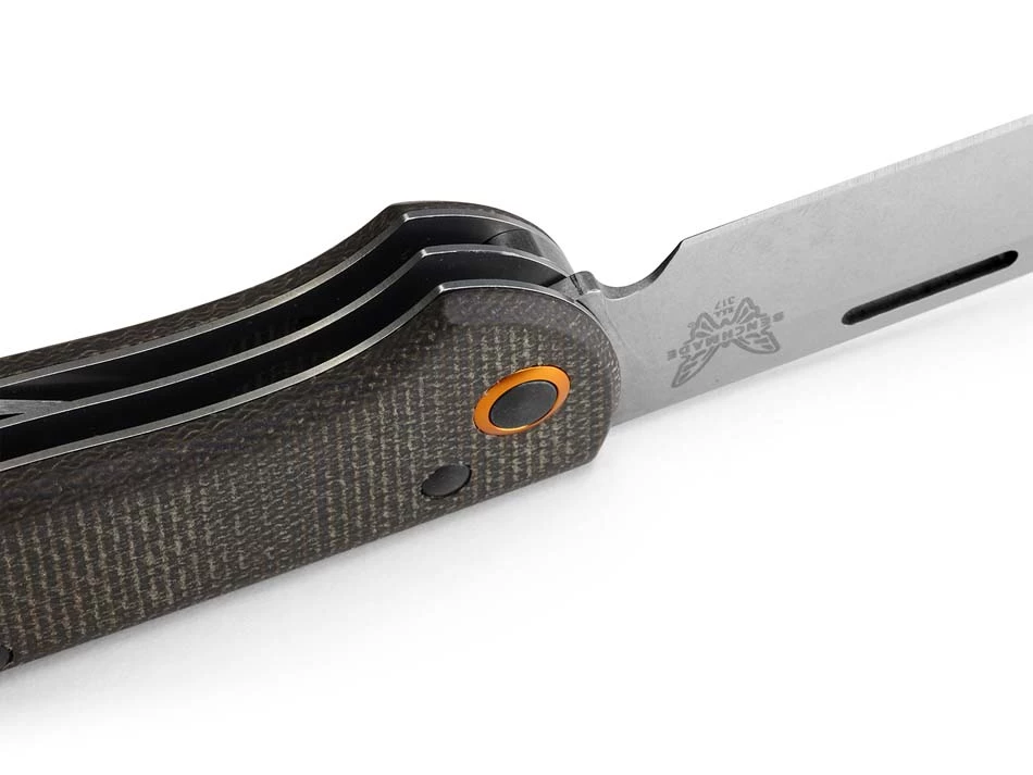 Benchmade 317-1 Weekender 2.97" Multi-Bladed Bottle Opener Pocket Knife Micarta - Image 10