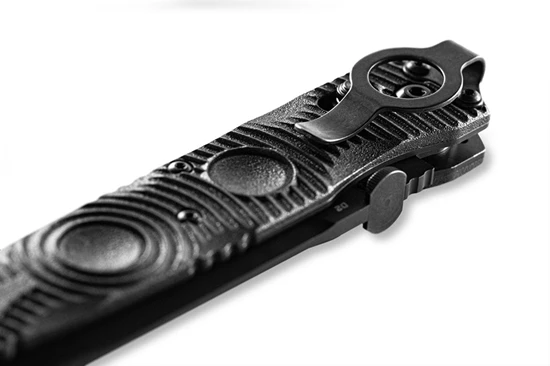 Benchmade 391BK SOCP Folding Knife 4.47" D2 Black Blade, Black Molded CF-Elite Handle - Image 6