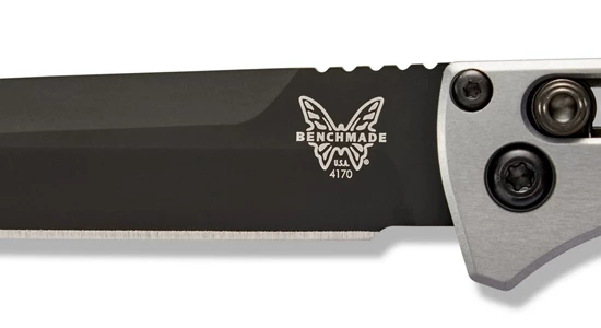 Benchmade 4170BK Auto Fact, 3.95" Black DLC Coated CPM-S90V Spear-point Blade, Aluminum W/Carbon Fiber Inlays Handle Knife - Image 8