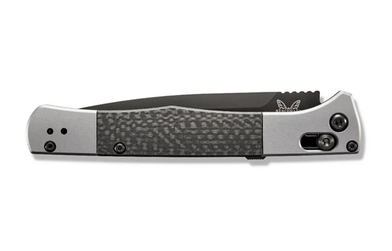 Benchmade 4170BK Auto Fact, 3.95" Black DLC Coated CPM-S90V Spear-point Blade, Aluminum W/Carbon Fiber Inlays Handle Knife - Image 10