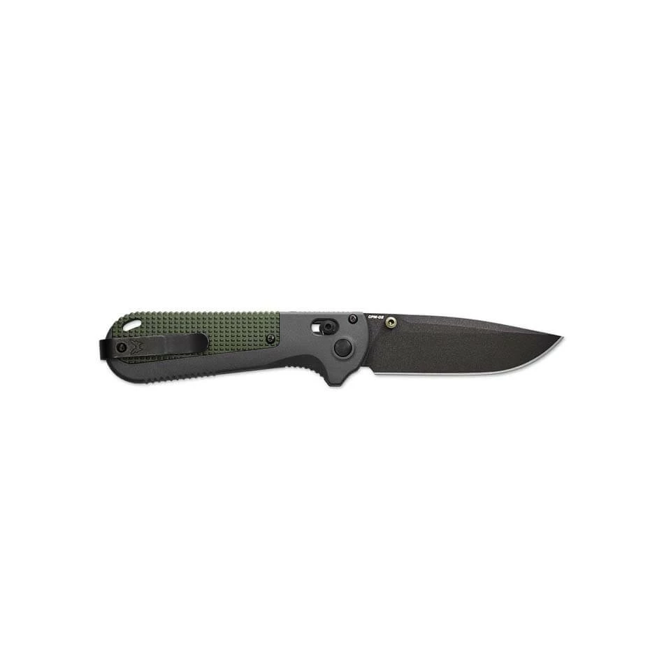 Benchmade 430BK Redoubt CPM-D2 3.55" Cobalt Black Blade Grivory Handles Folding Knife - Image 2