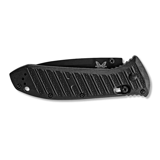 Benchmade 570SBK-1 Black Presidio II Folding Knife 3.72" Satin S30V Serrated Blade Black Molded CF-Elite Handle - Image 7