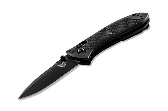 Benchmade 575BK-1 Black Mini Presidio II Folding Knife 3.20" Satin S30V Blade Black Molded CF-Elite Handle - Image 4