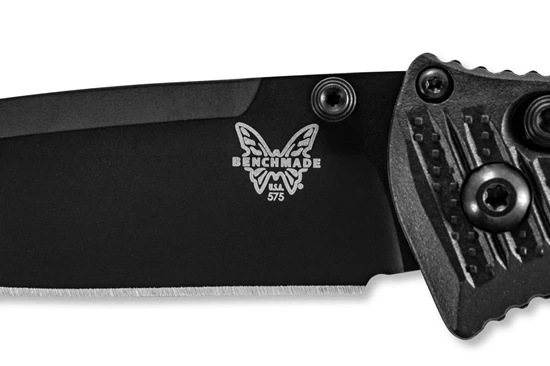 Benchmade 575BK-1 Black Mini Presidio II Folding Knife 3.20" Satin S30V Blade Black Molded CF-Elite Handle - Image 5