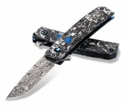 Benchmade 601-211 Tengu Flipper 2.77" Jared Oeser Design Damasteel Folding Knife
