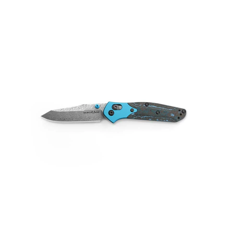 Benchmade 945-221 Mini Osborne 2.9" Damasteel Blade AXIS Lock Plain Reverse Tanto Knife - Image 3