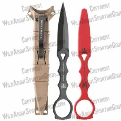 Benchmade 176BKSN-COMBO SOCP Dagger 3.22" Black Blade With Trainer, Sand Sheath