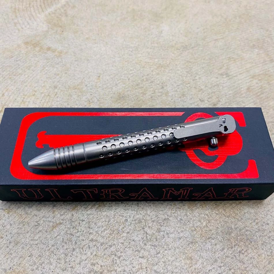 Chaves Pen Bolt Action 4.82" Dot Stone Washed Titanium