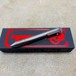 Chaves Pen Bolt Action 4.82" Solid Stone Washed Titanium