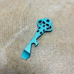 Chaves Key Titanium Crosshatch GREEN ANO