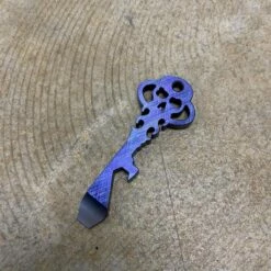 Chaves Key Titanium Crosshatch PURPLE ANO