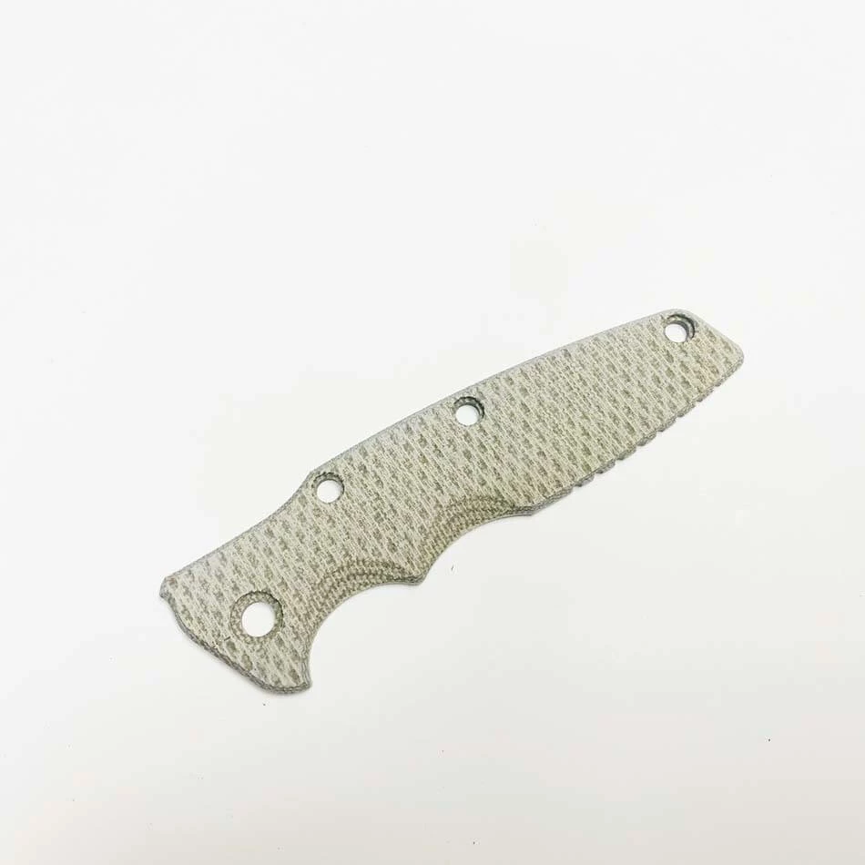 Rick Hinderer GEN 2 Eklipse 3.5" Textured Micarta OD Green Scale