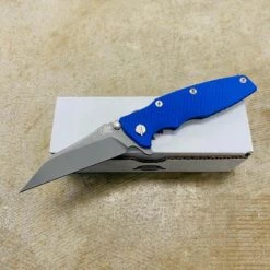 Rick Hinderer Eklipse 3.5" Wharncliffe CPM-20CV, Tri-Way, Battle Blue, Blue G10 Folding Knife
