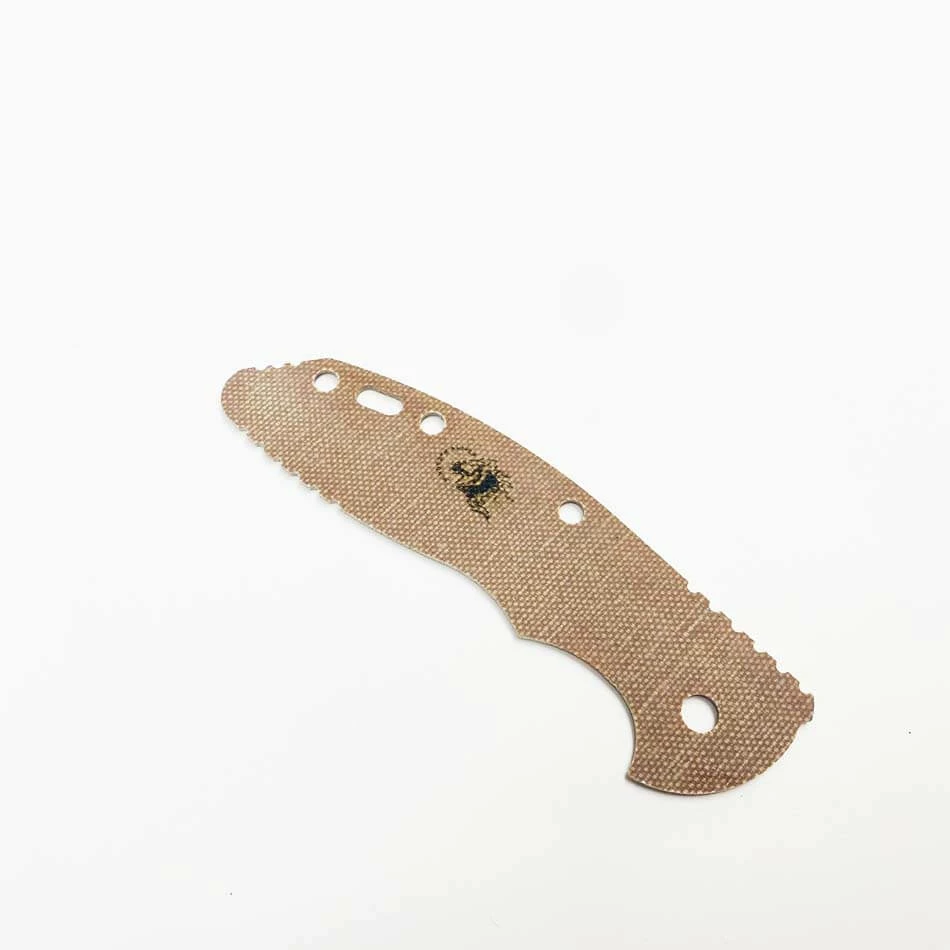 Rick Hinderer XM-18 3.5" SKINNY Micarta Natural - Image 2