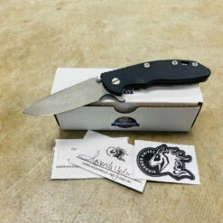 Rick Hinderer XM-18 3.5" Spearpoint Tri-Way Battle Bronze Black G10 Flipper Knife
