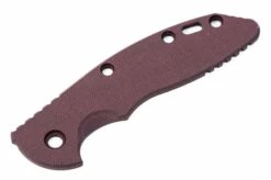 Hinderer XM-18 3.5" Smooth Burgundy Canvas Micarta Scale
