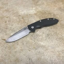 Rick Hinderer XM-18 3.5" Spearpoint Tri-Way NON-Flipper Black G10 Working Finish Knife