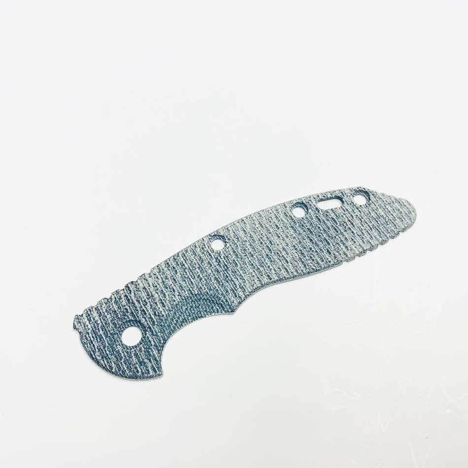 Rick Hinderer XM-18 3.5" SKINNY Textured Micarta Black