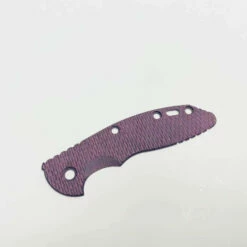 Rick Hinderer XM-18 3.5" SKINNY Textured Micarta Burgundy Scale