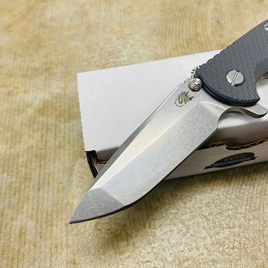 Hinderer XM-18 3.5" Spanto S45VN Stonewash Gray G-10 Handle Knife - Image 2